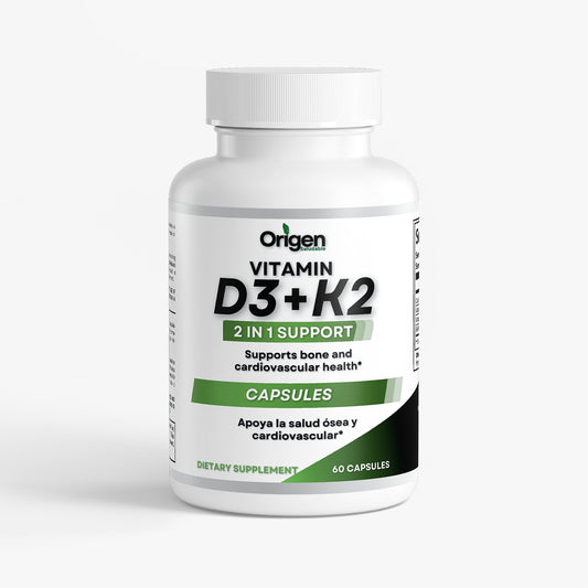 Vitamina K2+D3 Para Apoyar los Huesos y el Corazón